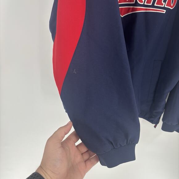 Vintage Minnesota Twins MLB Windbreaker Pullover Men's XL Blue Red - Picture 4 of 8